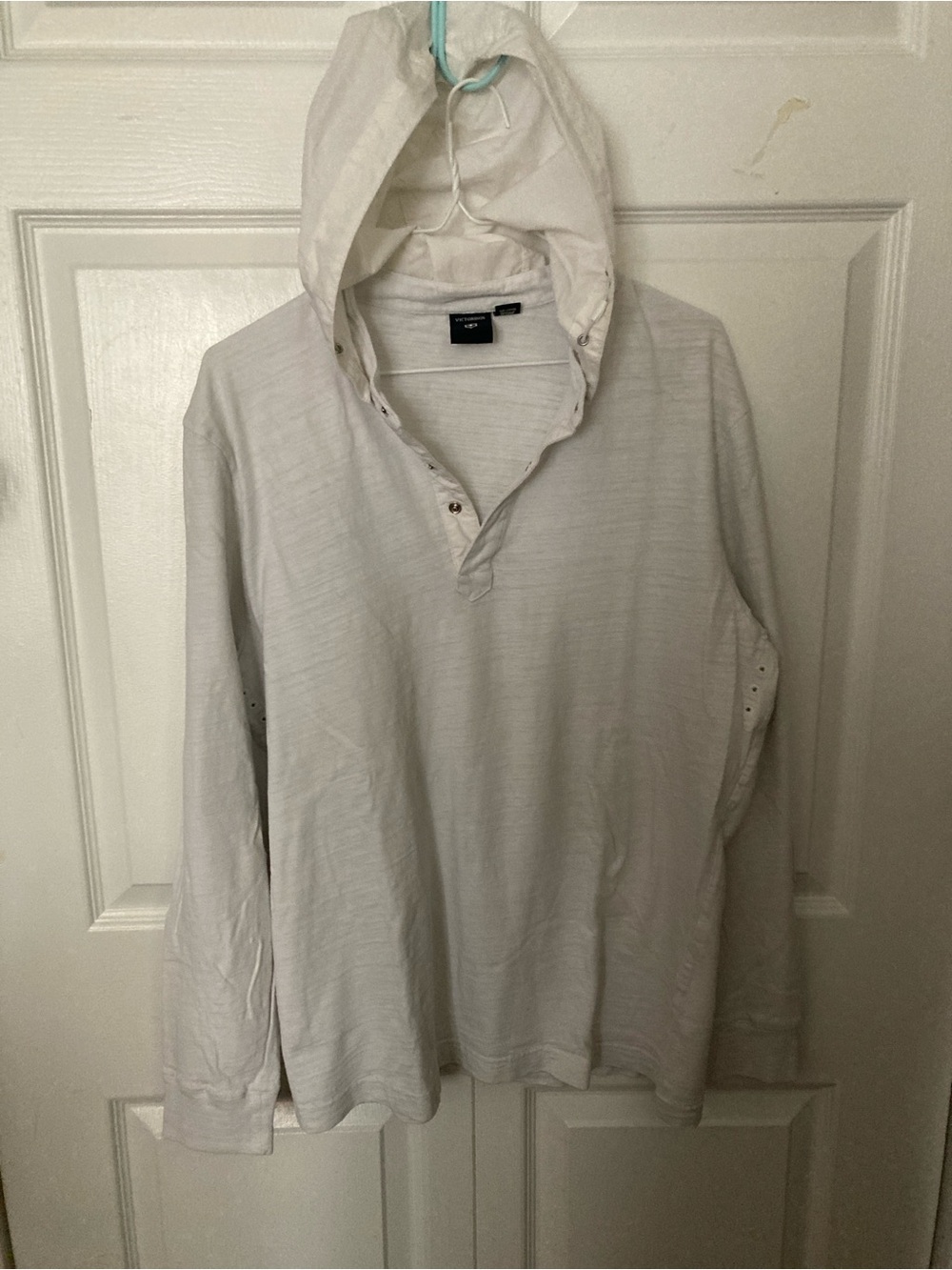 Victorinox White Hooded Snap-Front Top